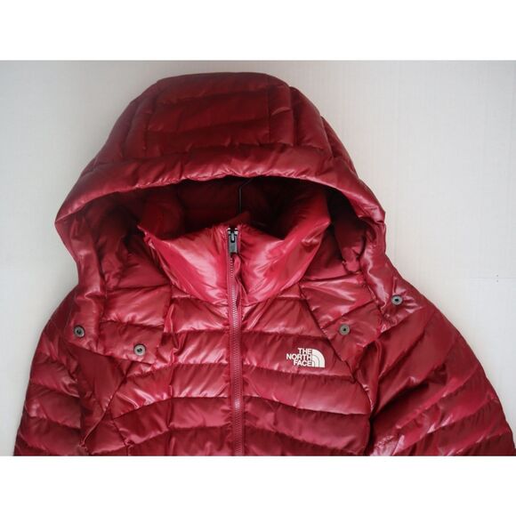 The North Face Women's Sz S Beetroot Red Ruby Metropolis Down Jacket - Picture 9 of 16